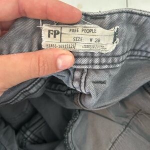 Free People Womens Skinny Jeans Gray